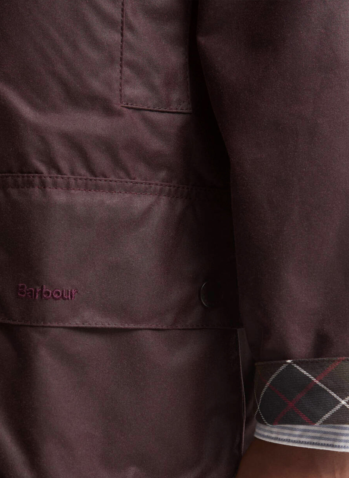Icons Beaufort Wax Jacket - Bordeaux