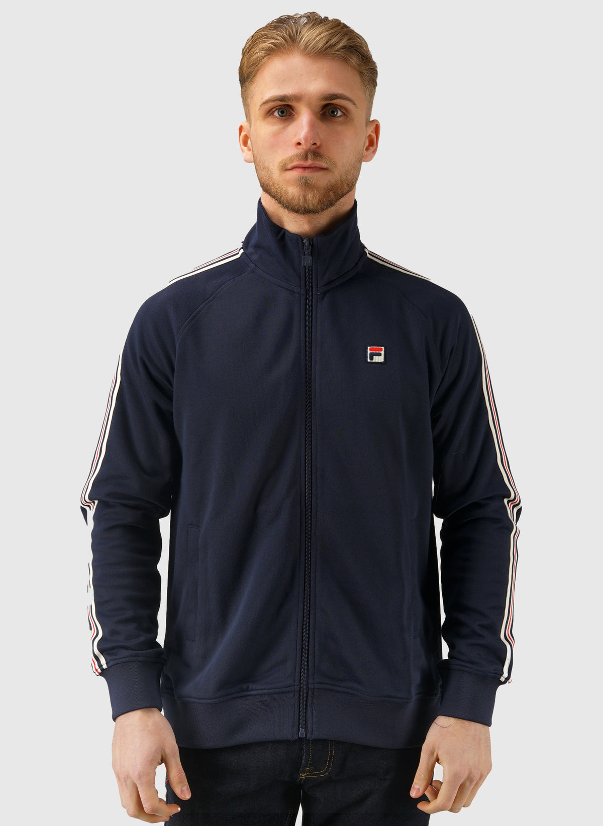 Biella Pique Trackjacket - Black Iris