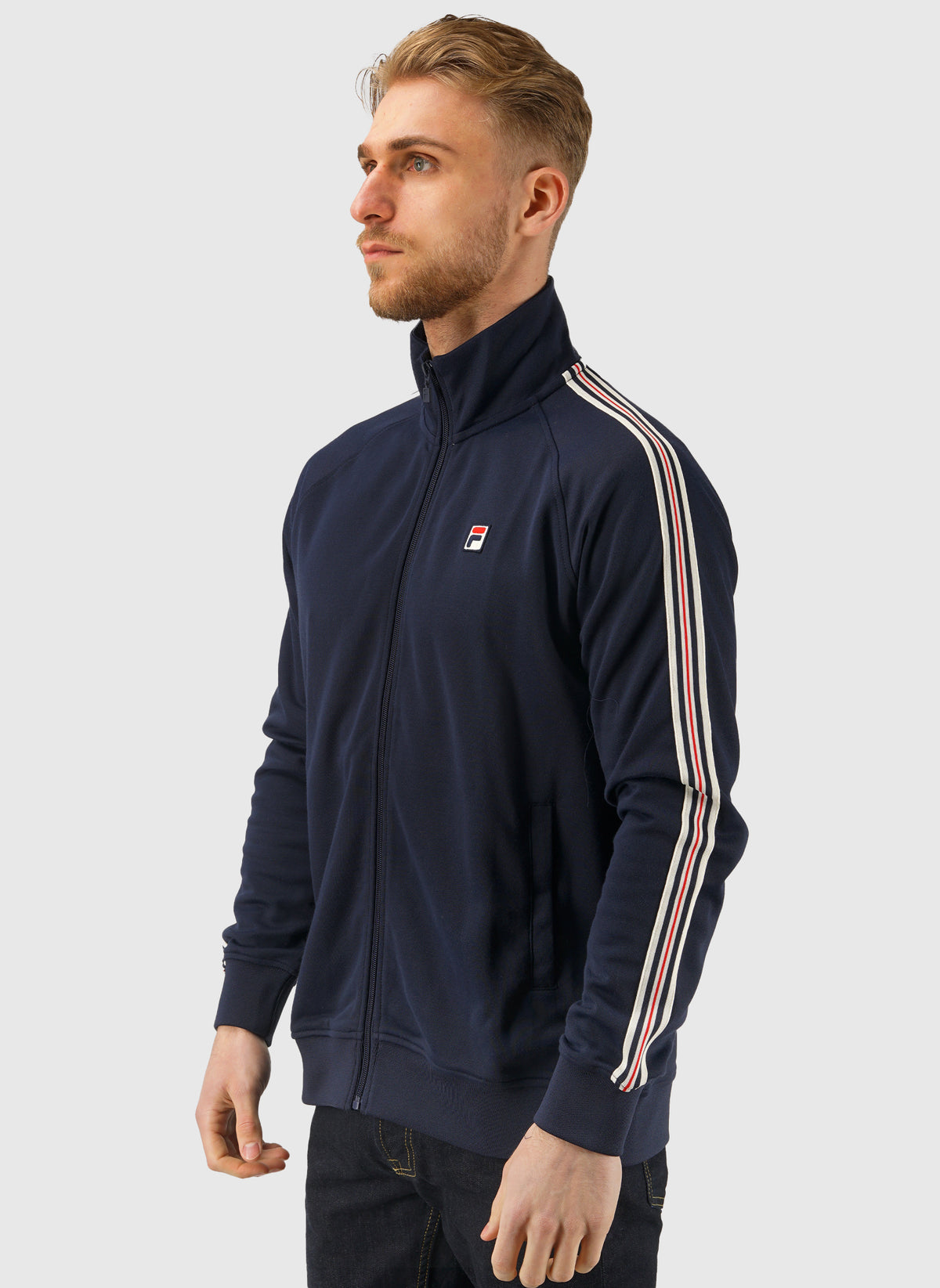 Biella Pique Trackjacket - Black Iris