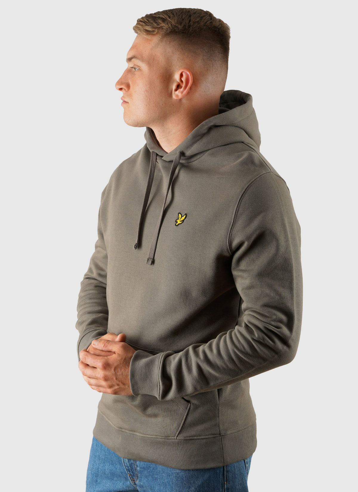 Pullover Hoodie - Khaki Ash