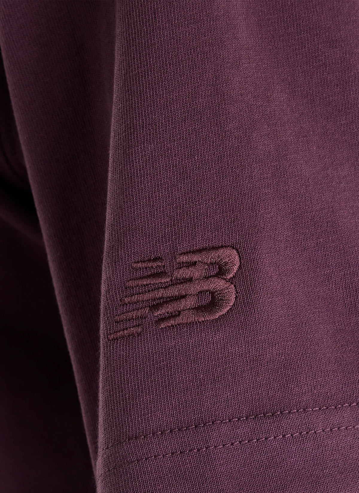 Athletics Flocked Logo T-Shirt - Bordeaux