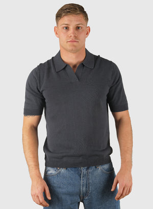 Anholt Cotton Paper Polo - Graphite