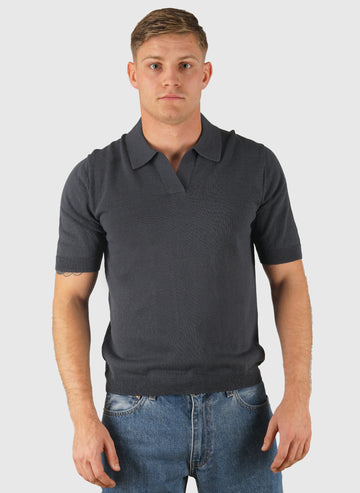 Anholt Cotton Paper Polo - Graphite