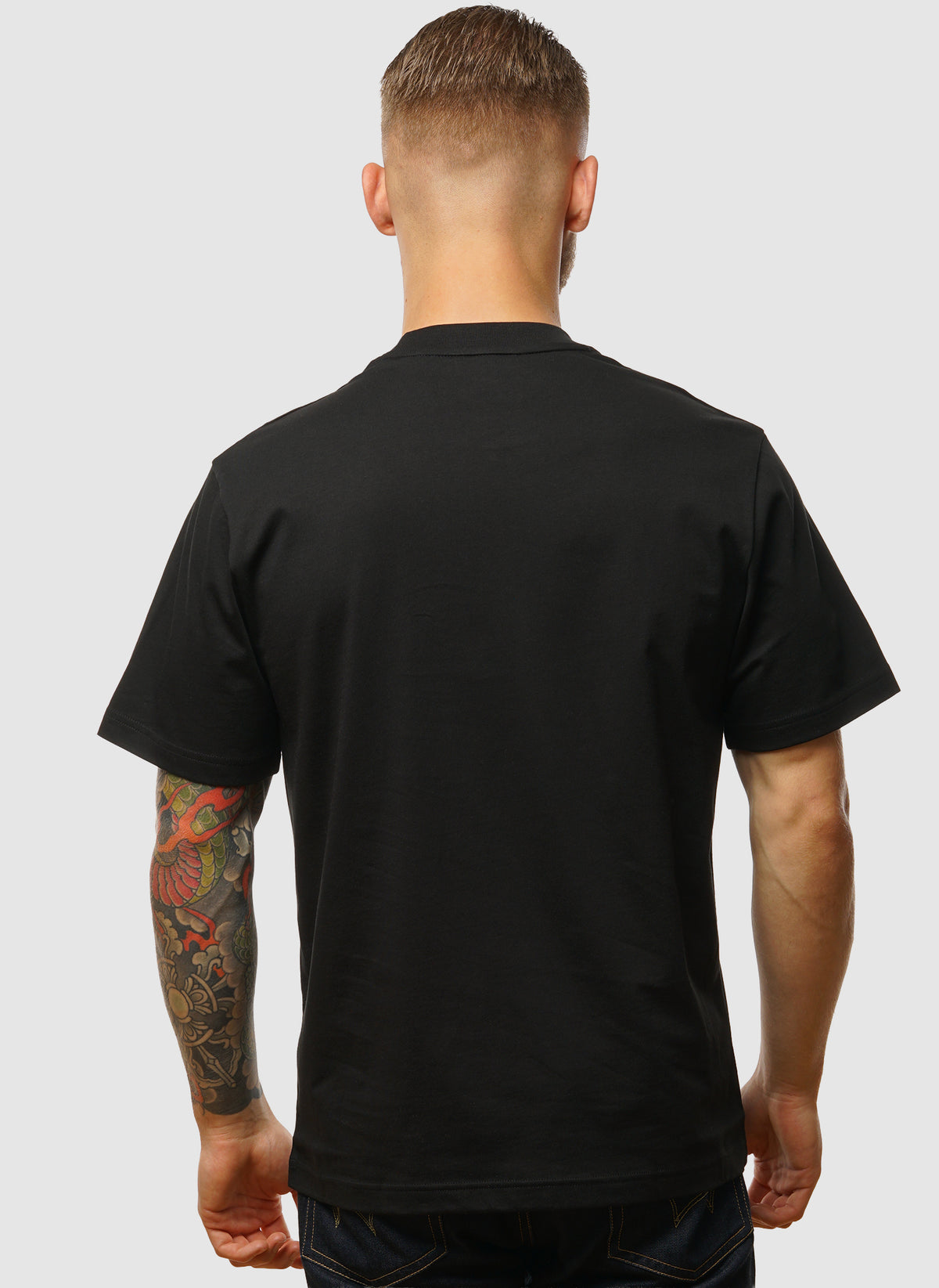 Rundhals T-Shirt - Black