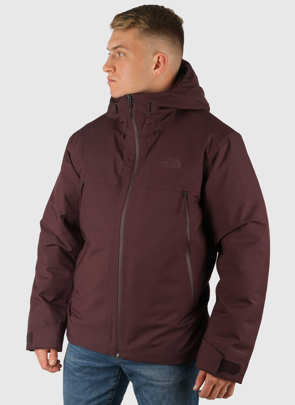 Mountain Range Down Jacket - Deep Burgundy