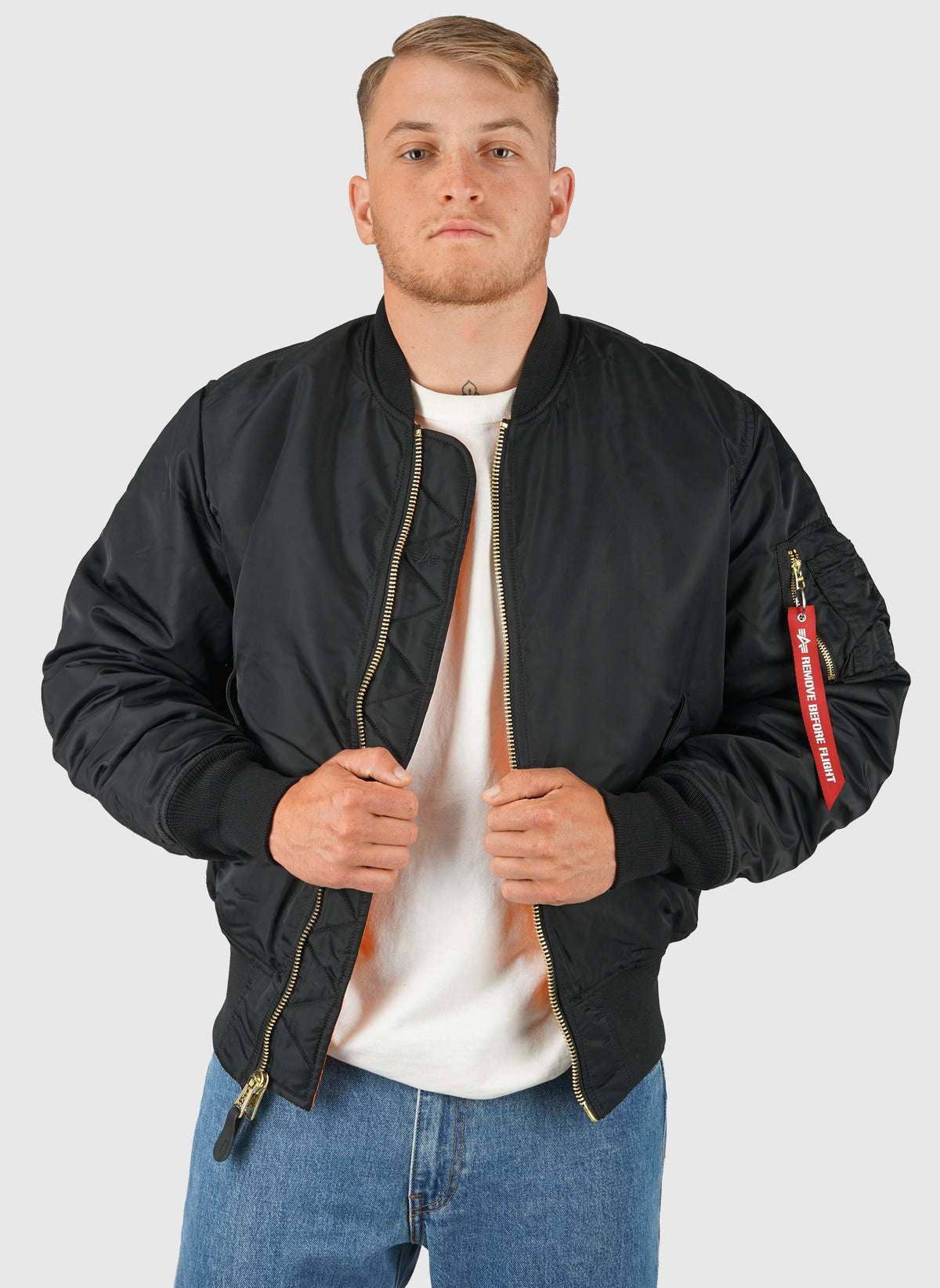 MA-1 Heritage Bomber Jacket - Black