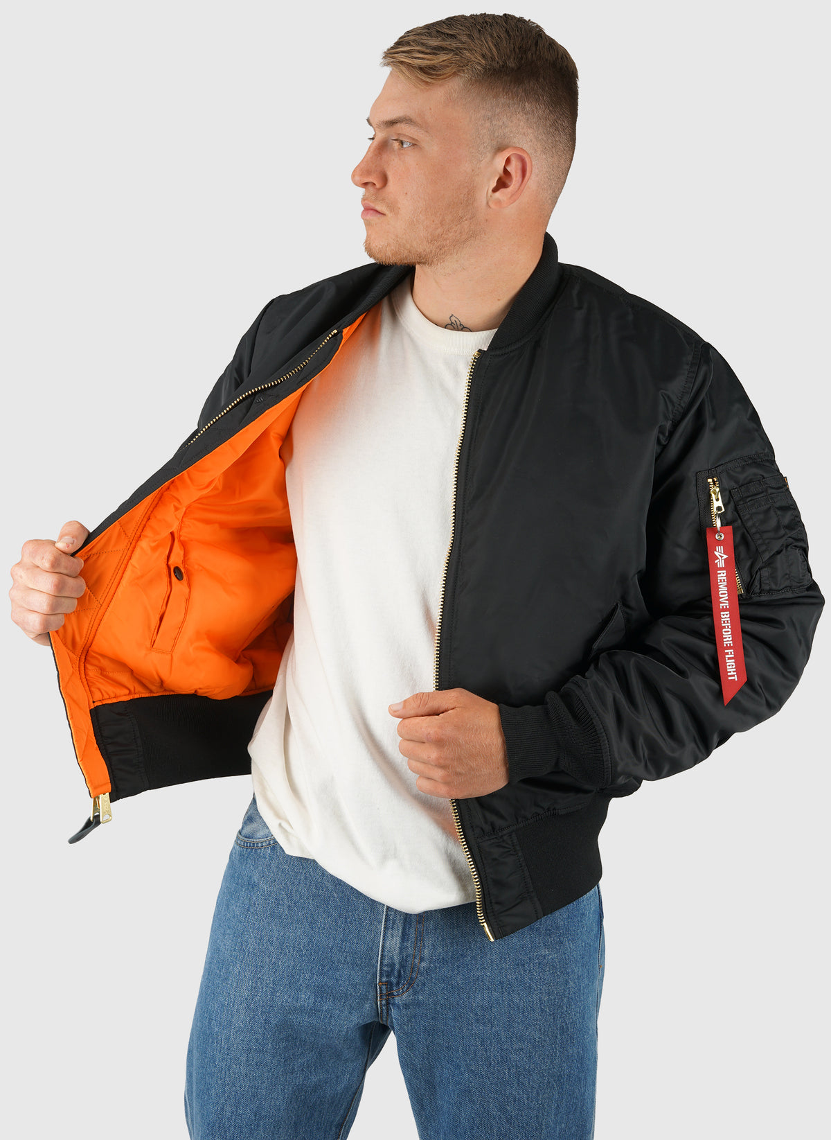 MA-1 Heritage Bomber Jacket - Black