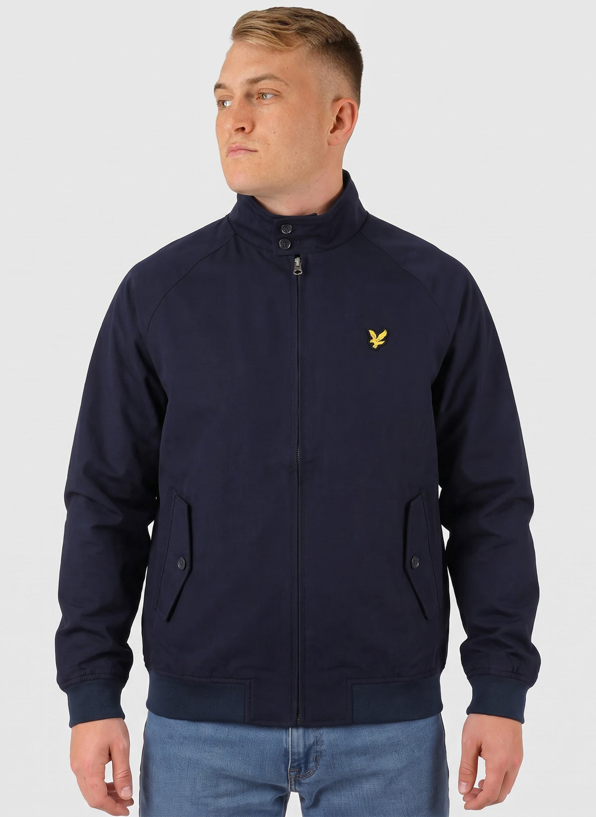 Cotton Harrington Jacket - Dark Navy