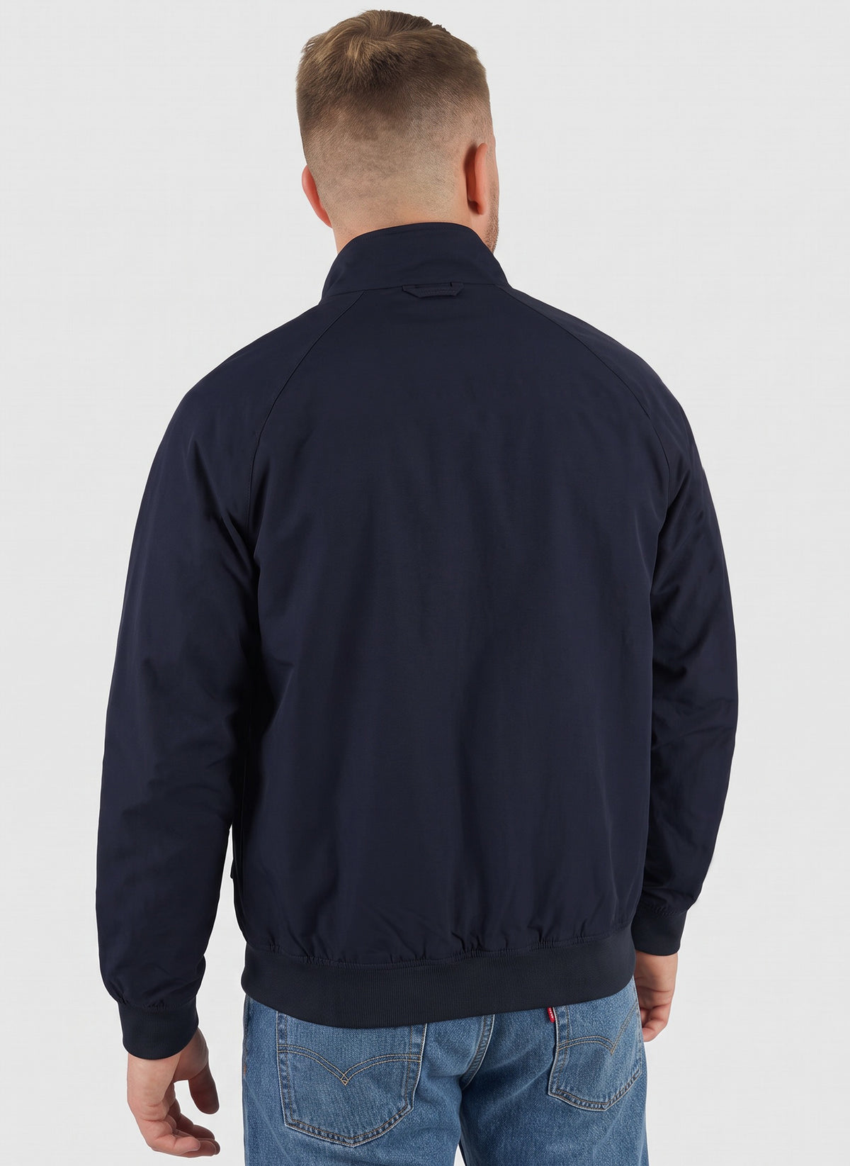 Cotton Harrington Jacket - Dark Navy