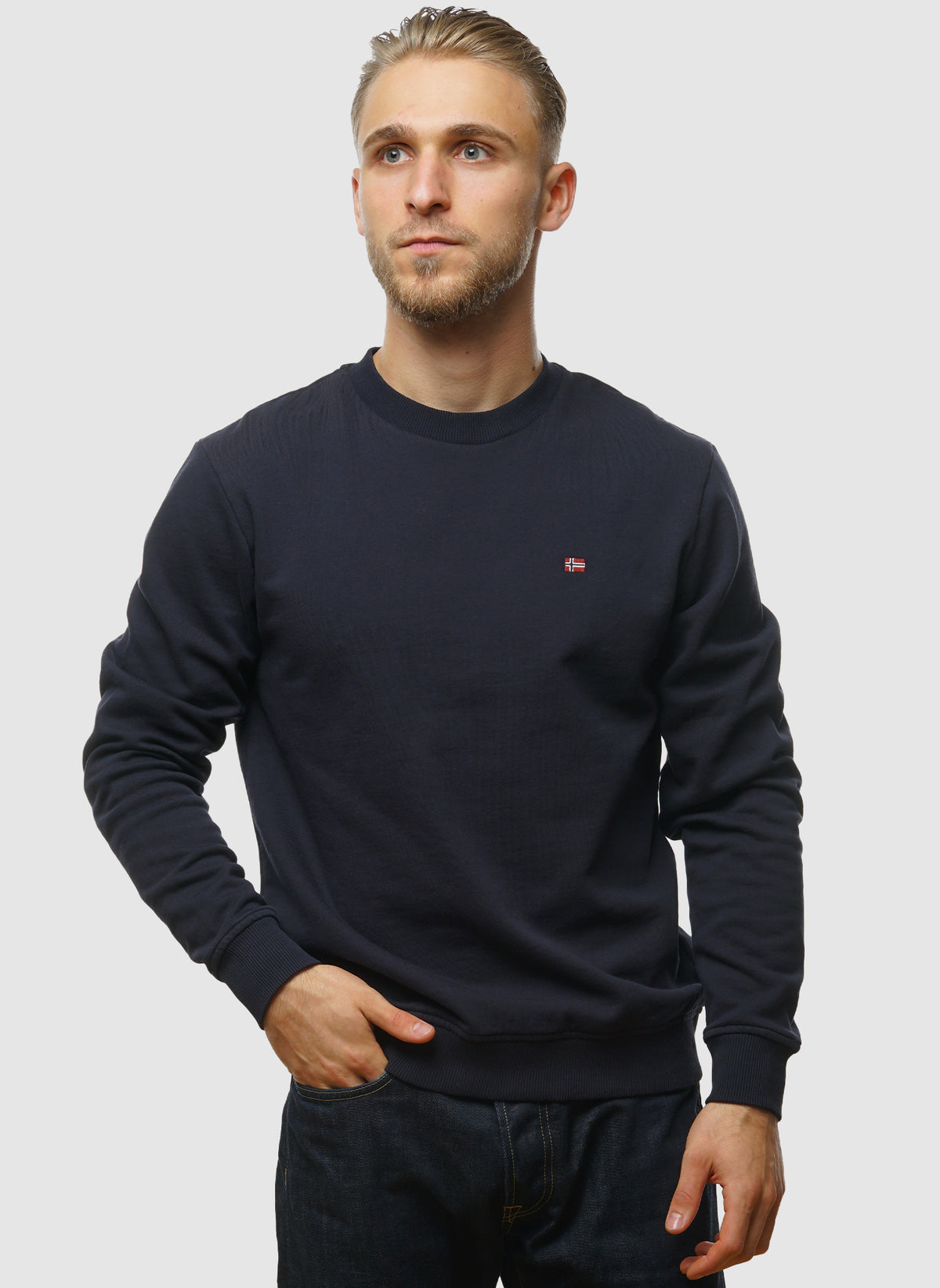 Balis Crew Neck Sweatshirt - Blu Marine