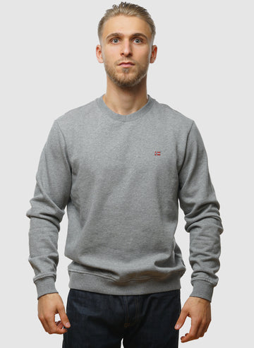 Balis Crew Neck Sweatshirt - Med Gray Melange