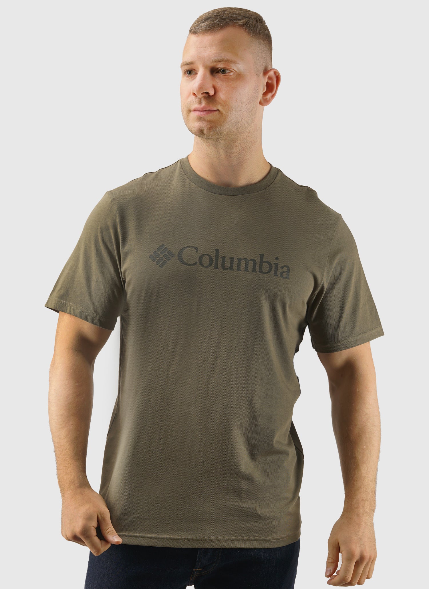 CSC Basic Logo T-Shirt - Stone Green Ge