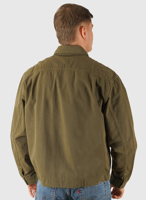 Raabjerg Canvas Jacket - Olive Night
