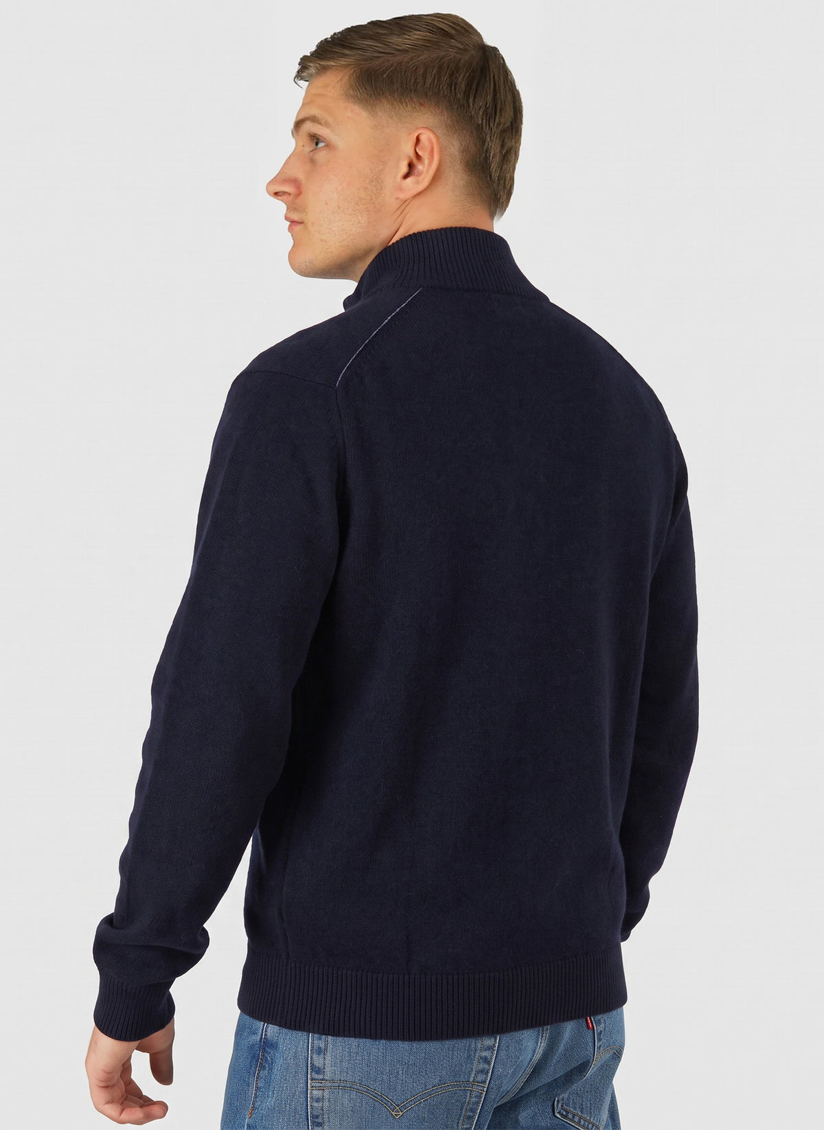 D-Ordin Half Zip Sweatshirt - Blu Marine