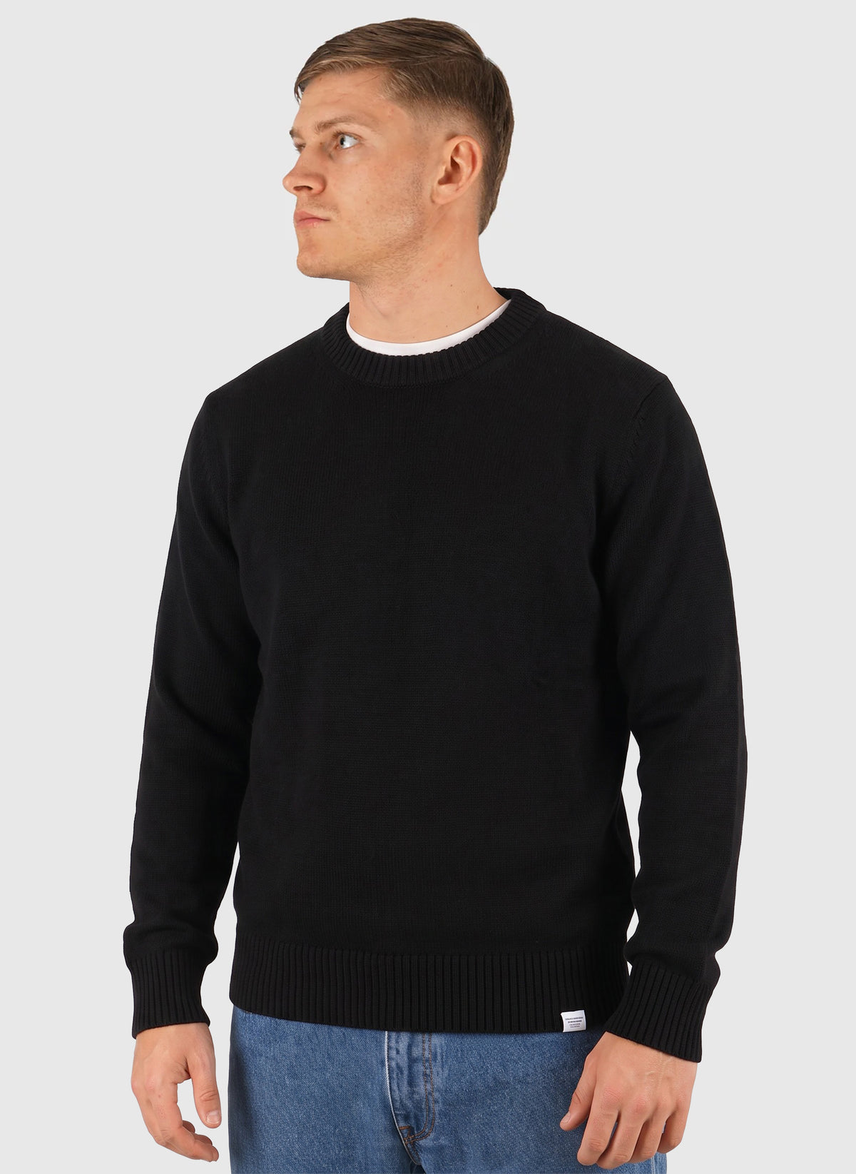 Stensmark Merino Lambswool Sweater - Black