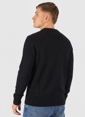 Stensmark Merino Lambswool Sweater - Black