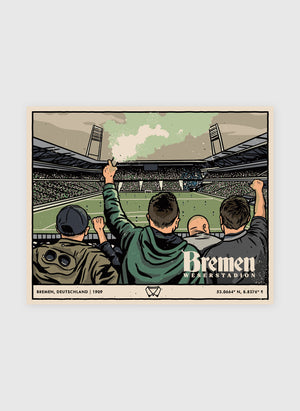 Poster - Bremen Weserstadion