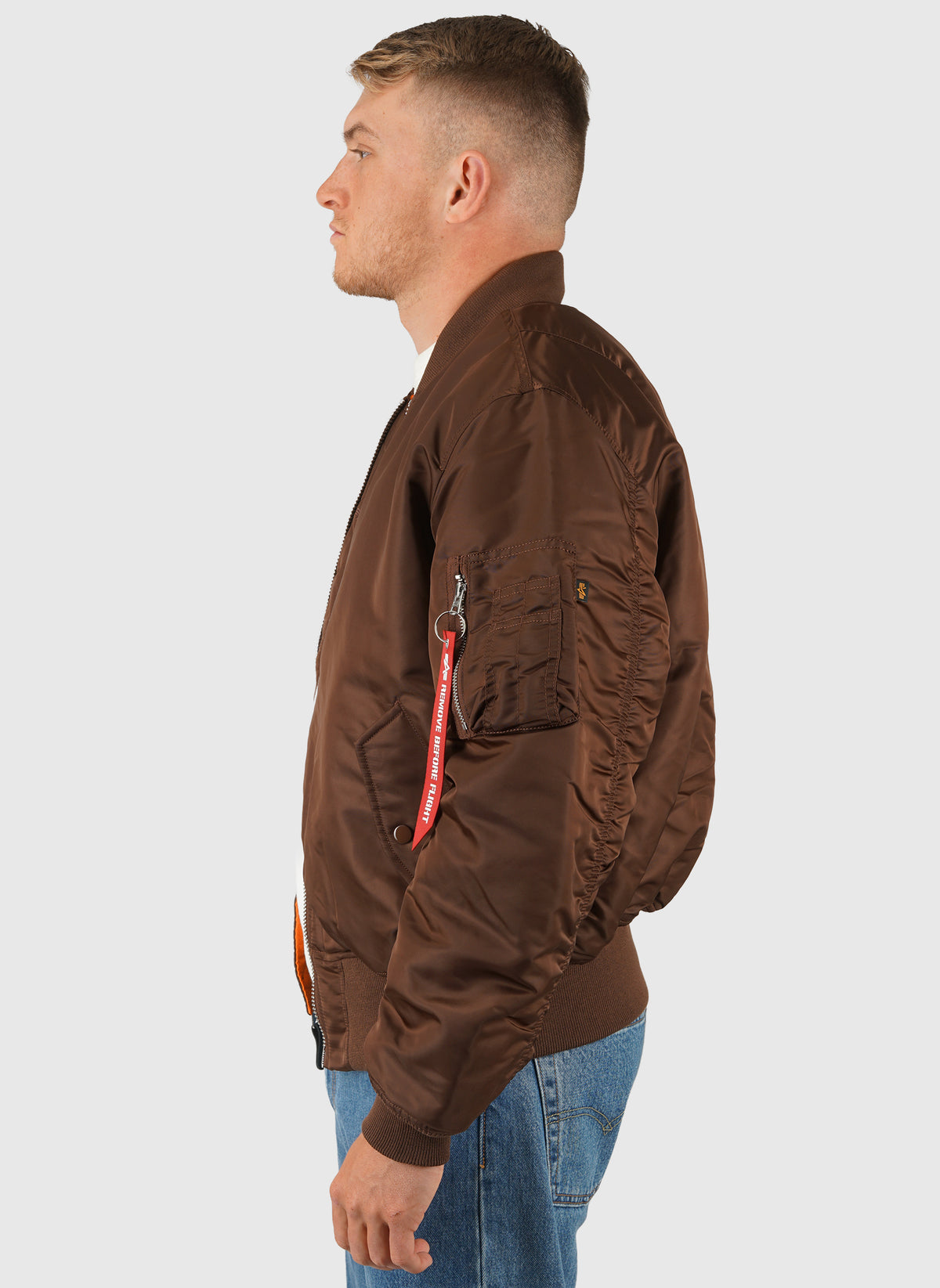 MA-1 Heritage Bomber Jacket - Powder Brown