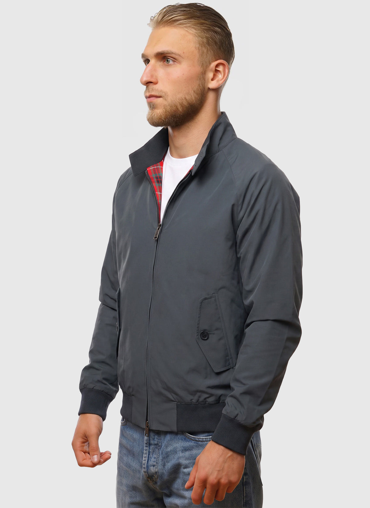 G9 Classic Harrington Jacket - Slate Grey