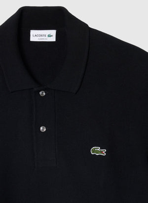 Polo Sweatshirt - Black