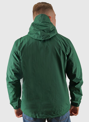 Zip Through Hooded Jacket - Clover Green