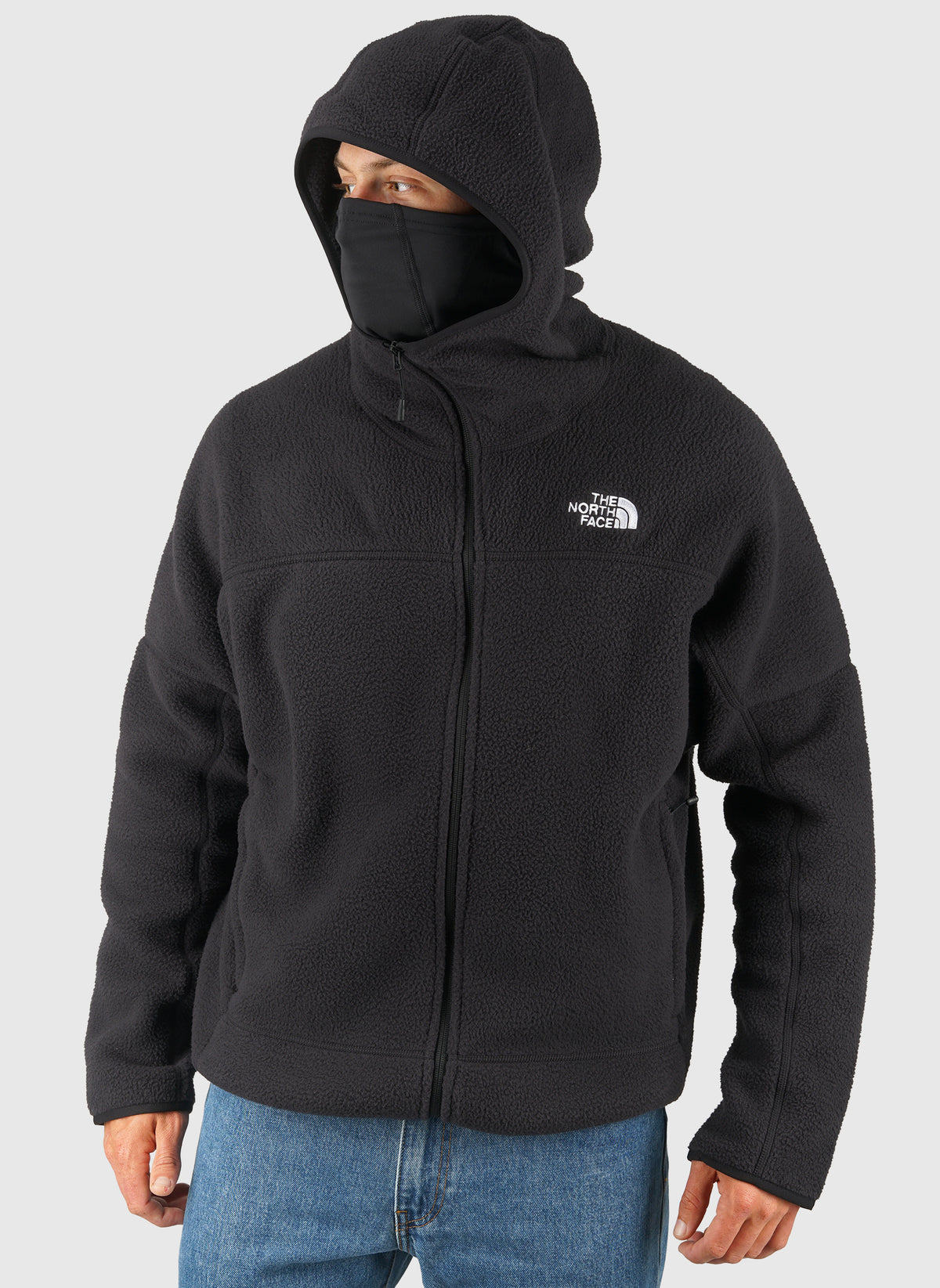NSE Mask Fleece Jacket - Black