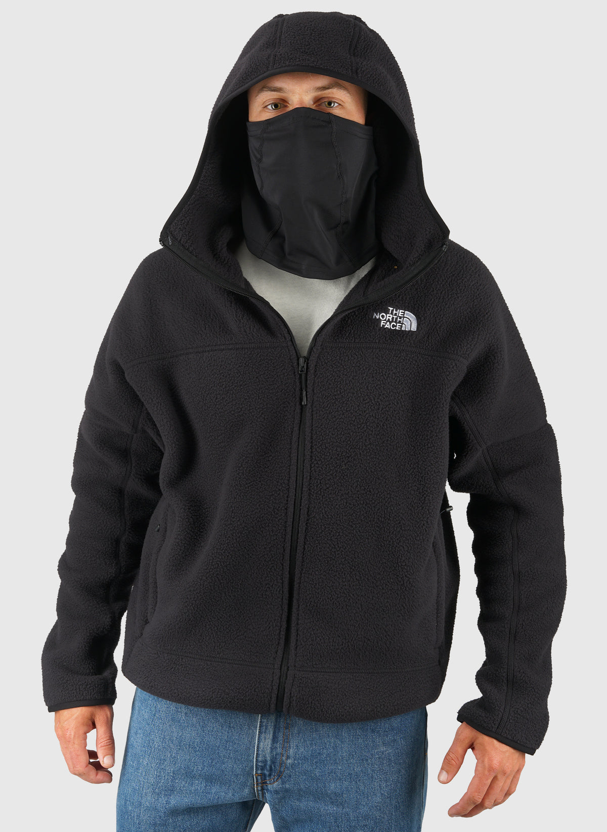 NSE Mask Fleece Jacket - Black