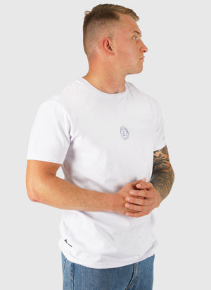 DMWU Pin T-Shirt - White/Blue