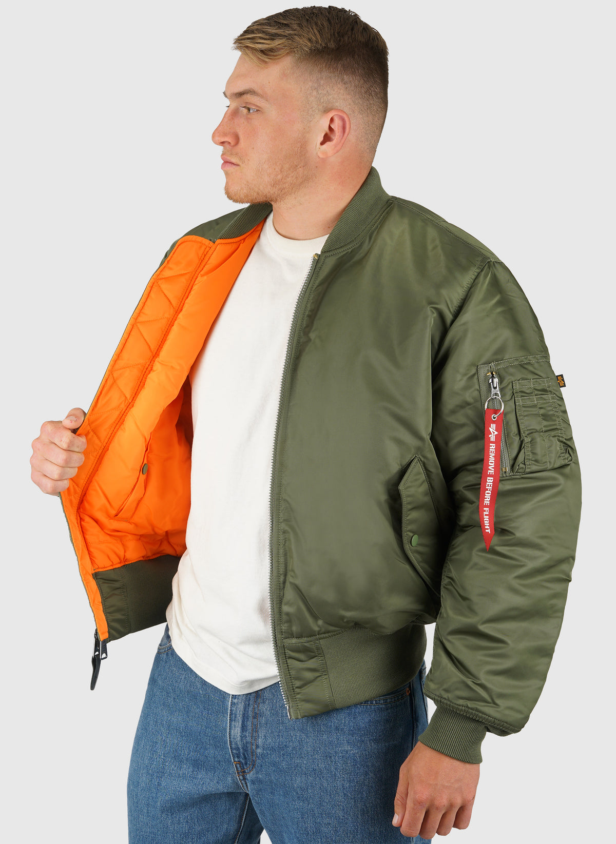 MA-1 Heritage Bomber Jacket - Sage Green