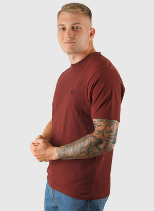 Logo Patch Jersey T-Shirt - Andorra Red
