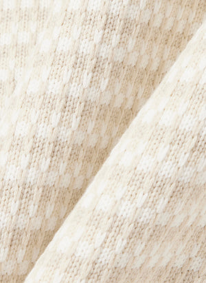 Crewneck Sweatshirt - Beige/Hellgrau/Weiß