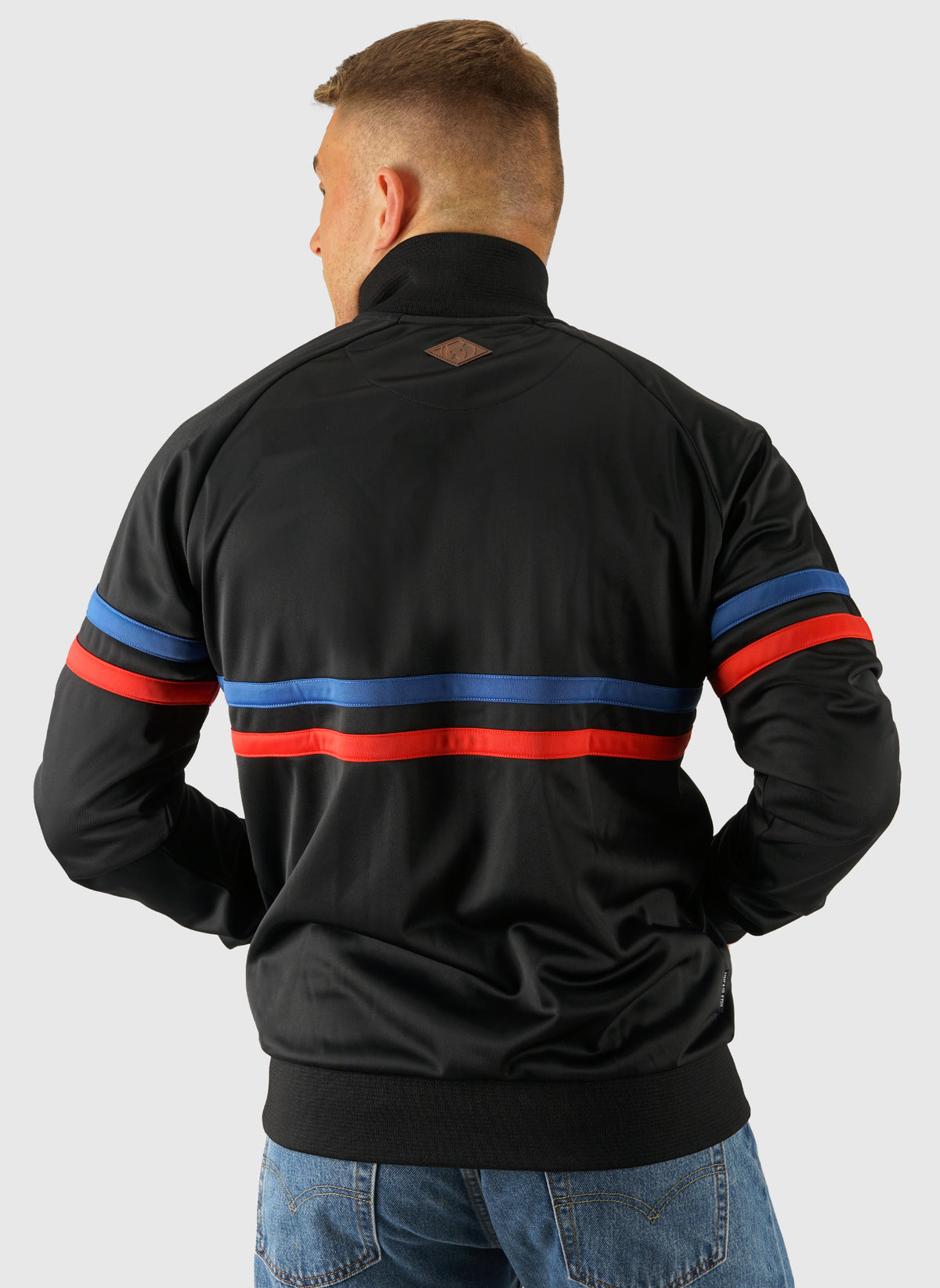 DMWU Tracktop - Black Tricolore