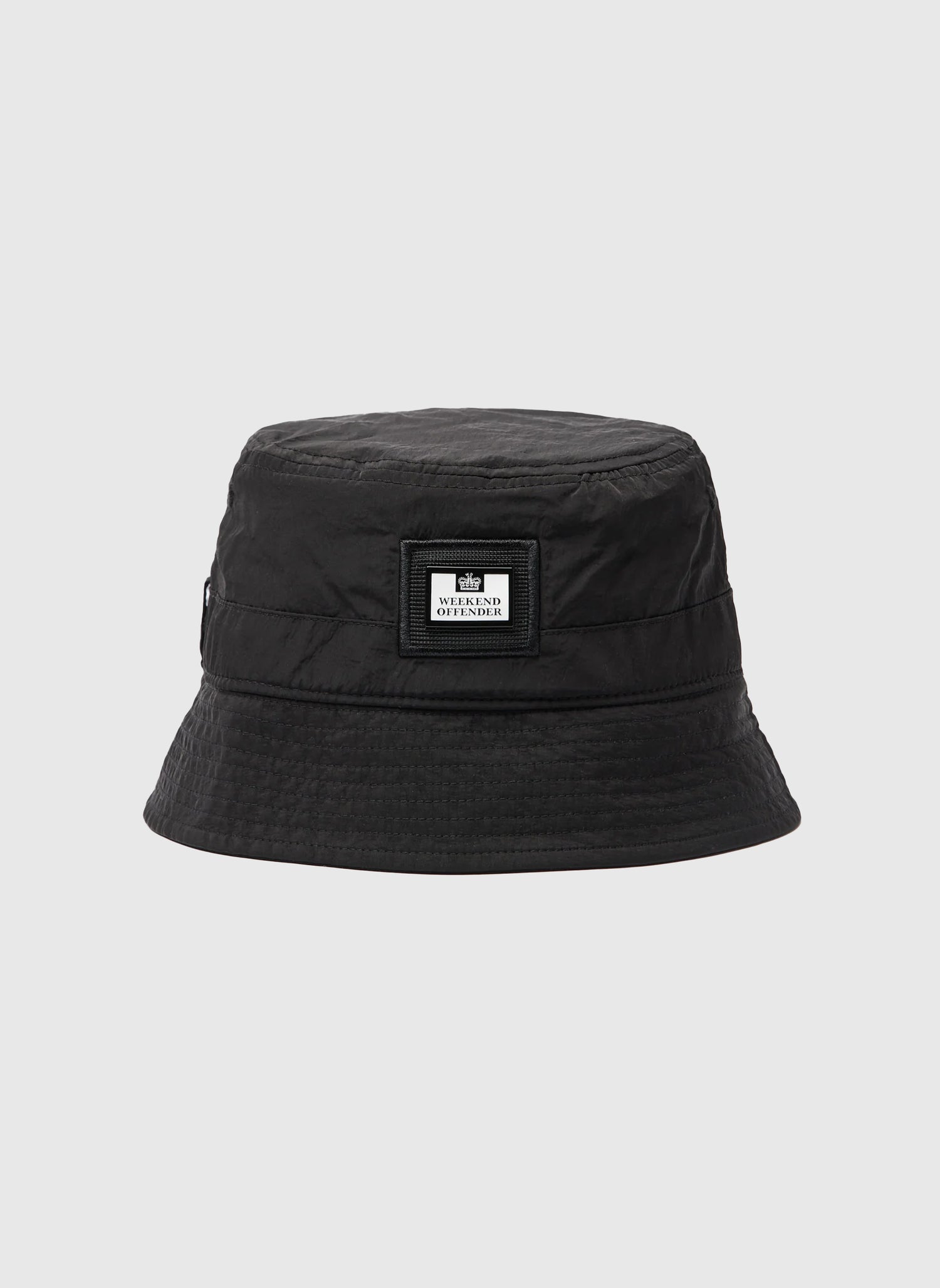 Long Beach Blvd Parachute Bucket Hat - Black
