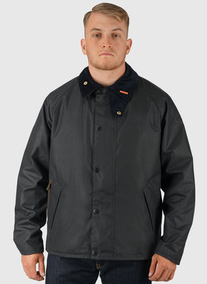 Icons Transport Wax Jacket - Navy