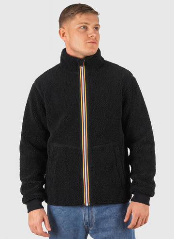 Pascal Sherpa Polar Double Jacket - Black Pure