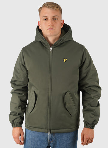 Padded Hooded Zip Through Jacket - Deep Depths