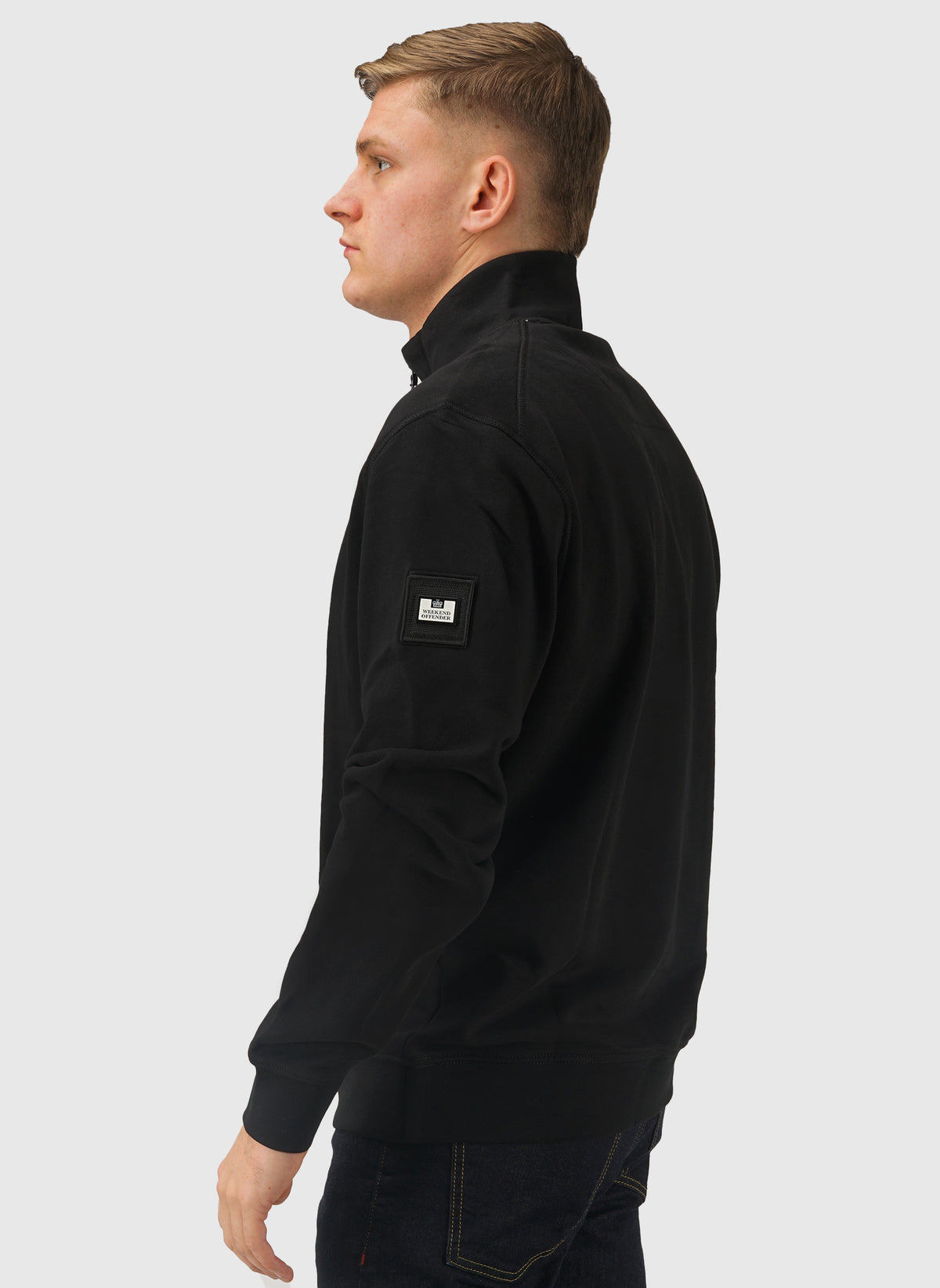 Kraviz 1/4 Zip Sweatshirt - Black