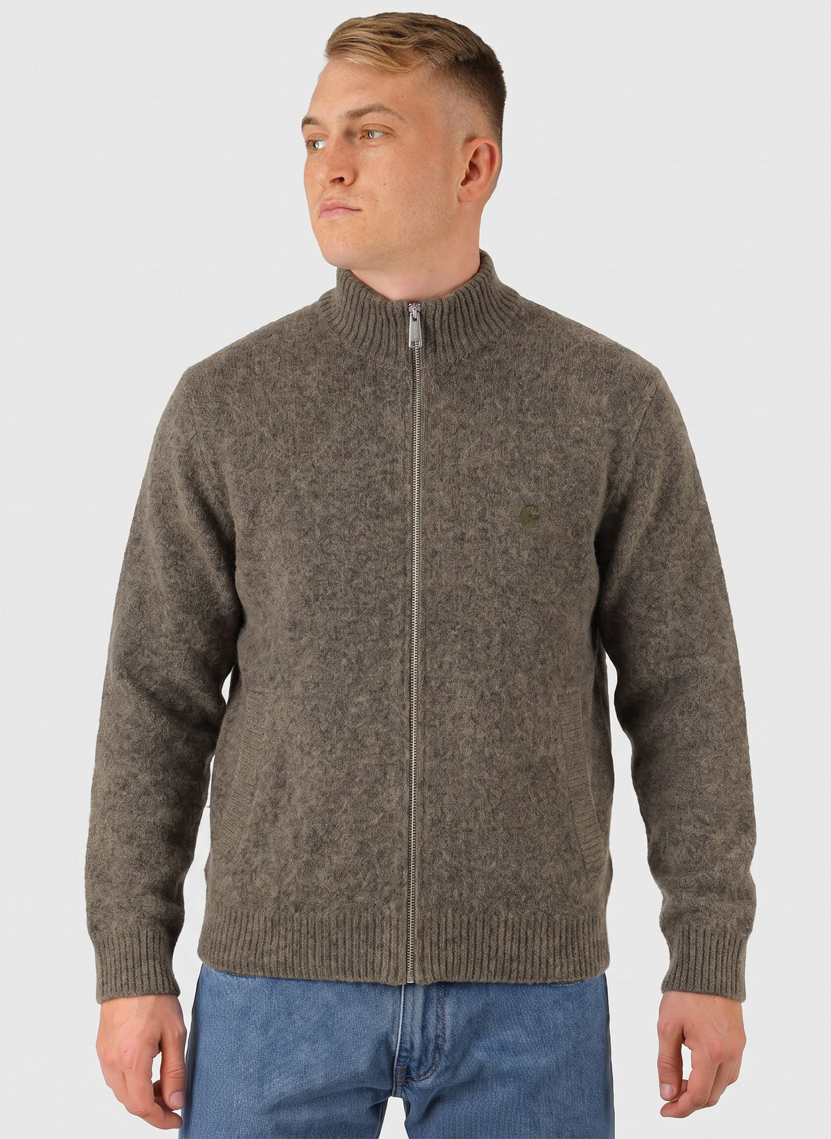Curtis Sweater Jacket - Tangled Shungite