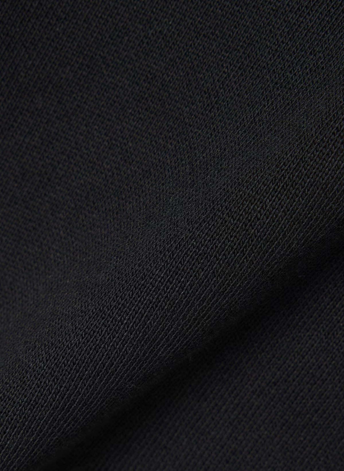 Fleece Zipped Sweatshirt - Black