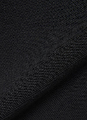 Fleece Zipped Sweatshirt - Black