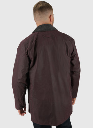 Icons Beaufort Wax Jacket - Bordeaux