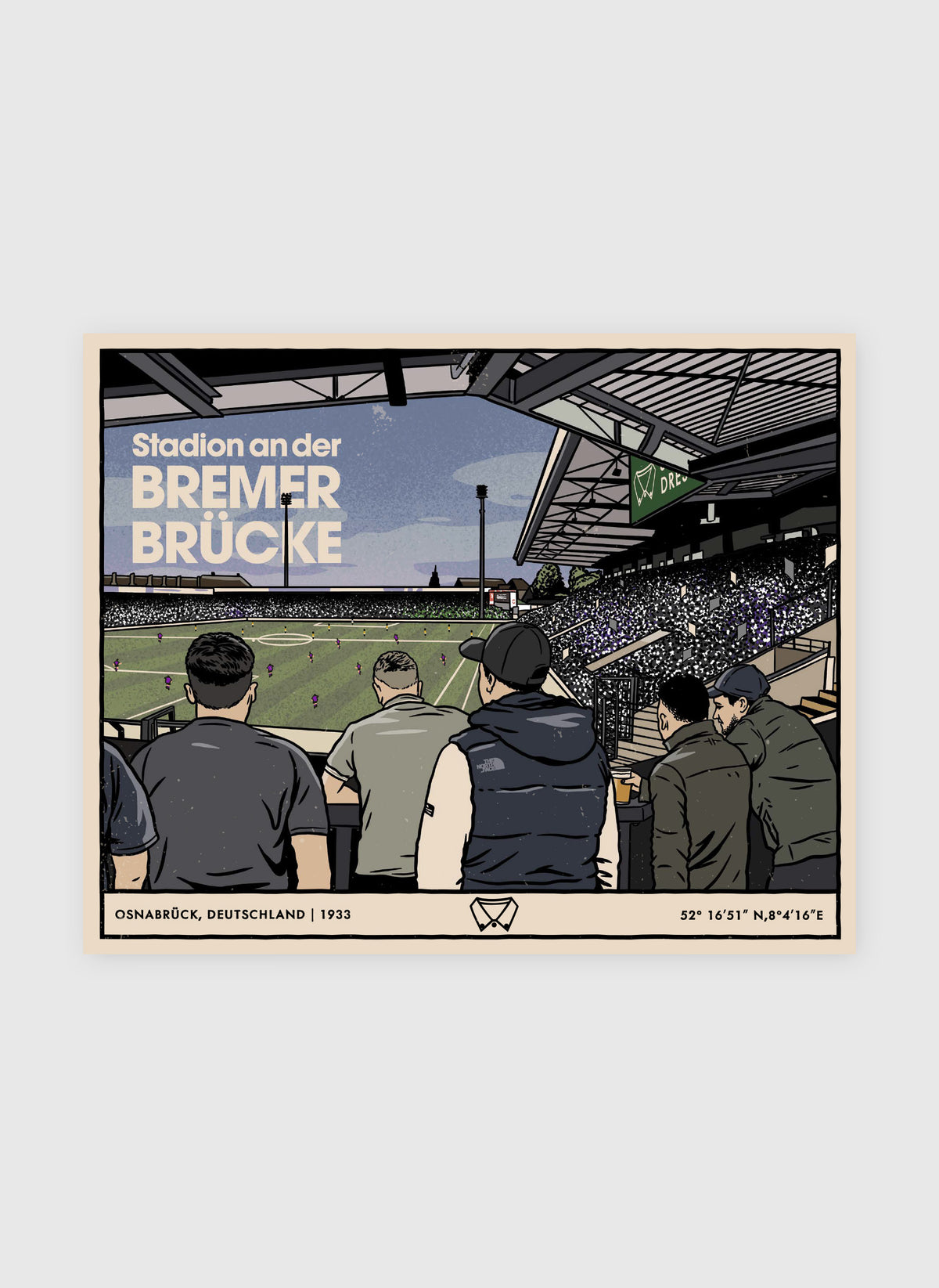 Poster - Osnabrück Stadion an der Bremer Brücke