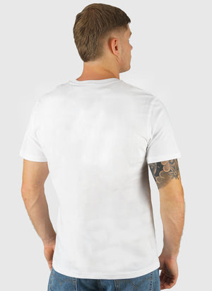 Script Embroidery T-Shirt - White/Black