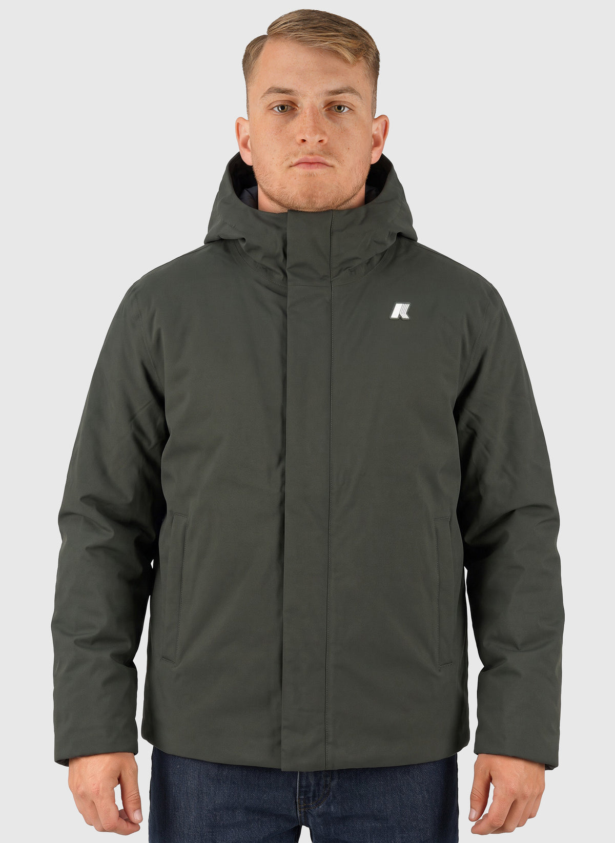 Jacko Twill Marmota Jacket - Green/Blue