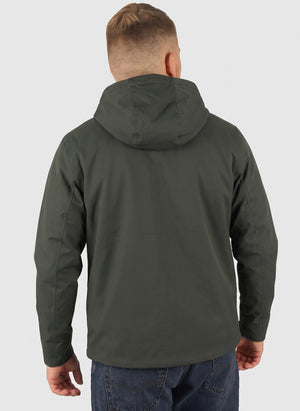 Jacko Twill Marmota Jacket - Green/Blue