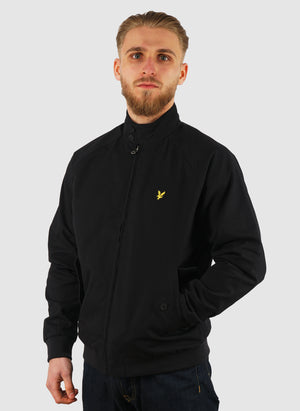 Cotton Harrington Jacket - Jet Black