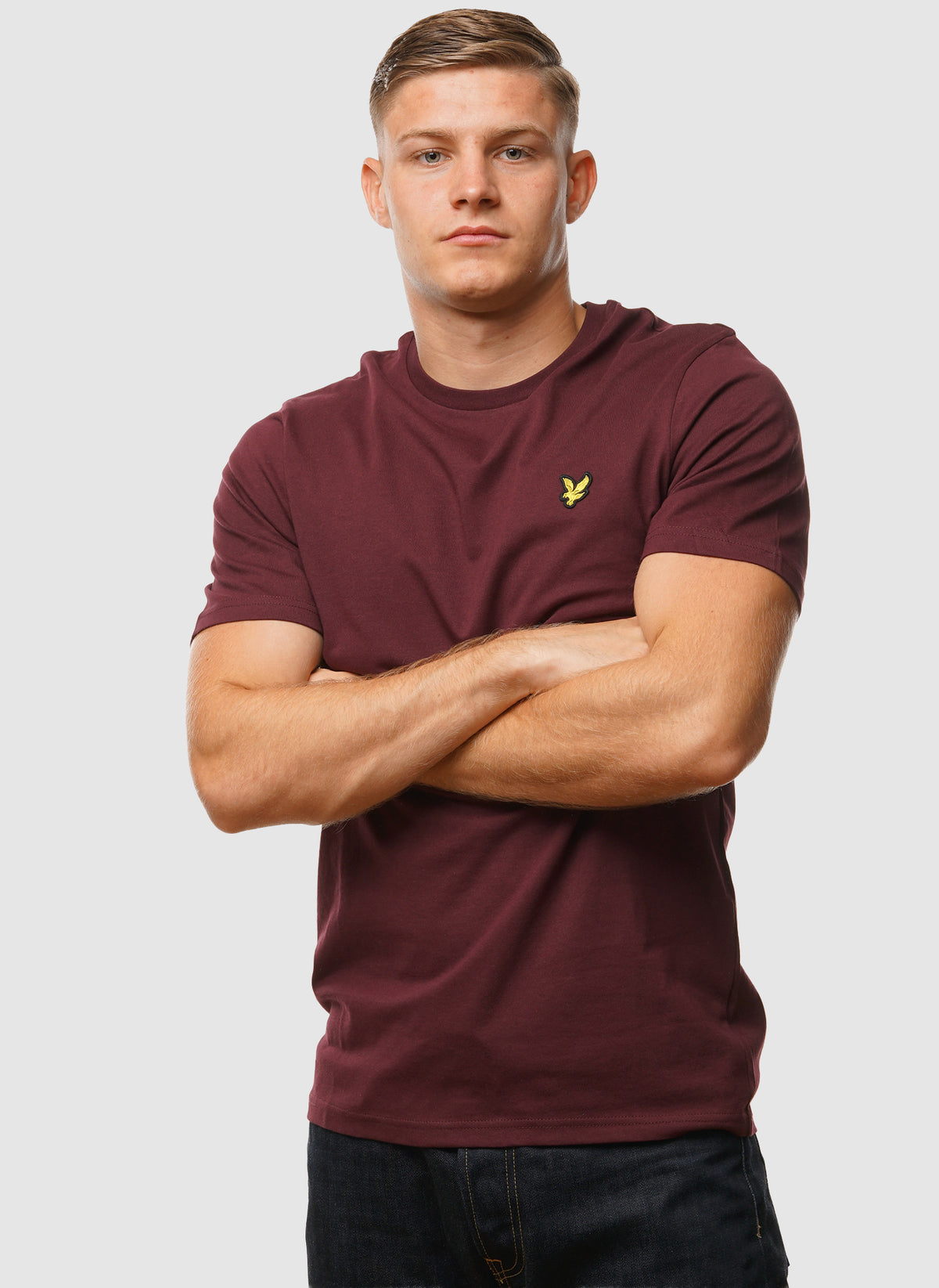Plain T-Shirt - Burgundy