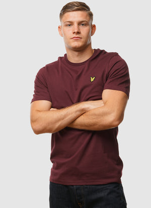 Plain T-Shirt - Burgundy