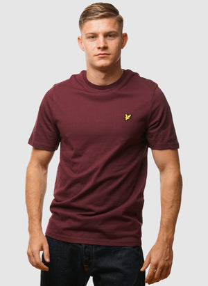 Plain T-Shirt - Burgundy
