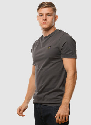 Plain T-Shirt - Gunmetal